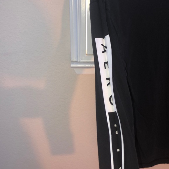 Men’s Aeropostale Black A87 Long Sleeve - Picture 2 of 2
